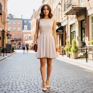 Beige dress